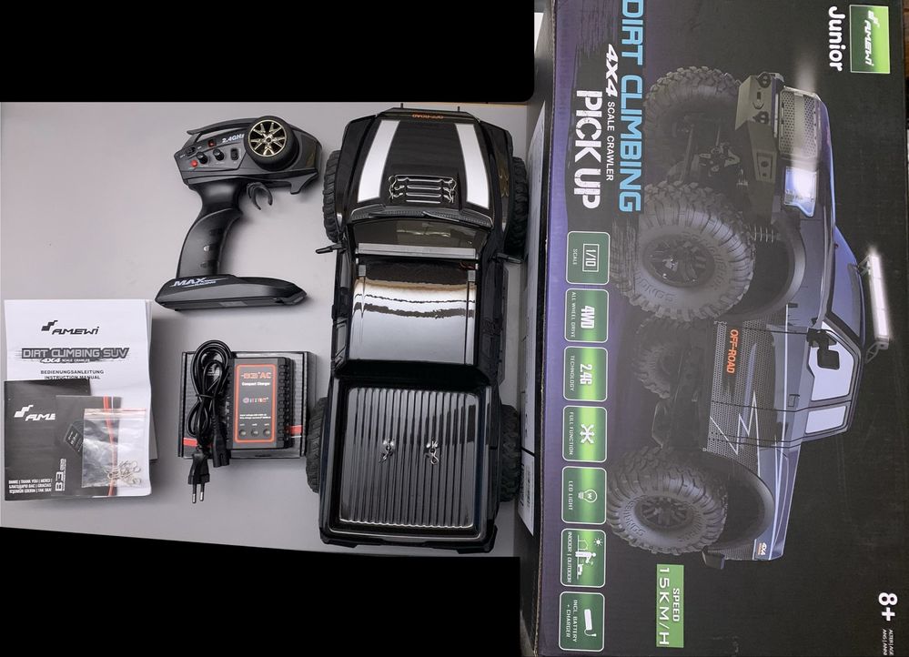 Model zdalnie sterowany Amewi Dirt Climbing Pickup Crawler 4x4 1:10 Rc