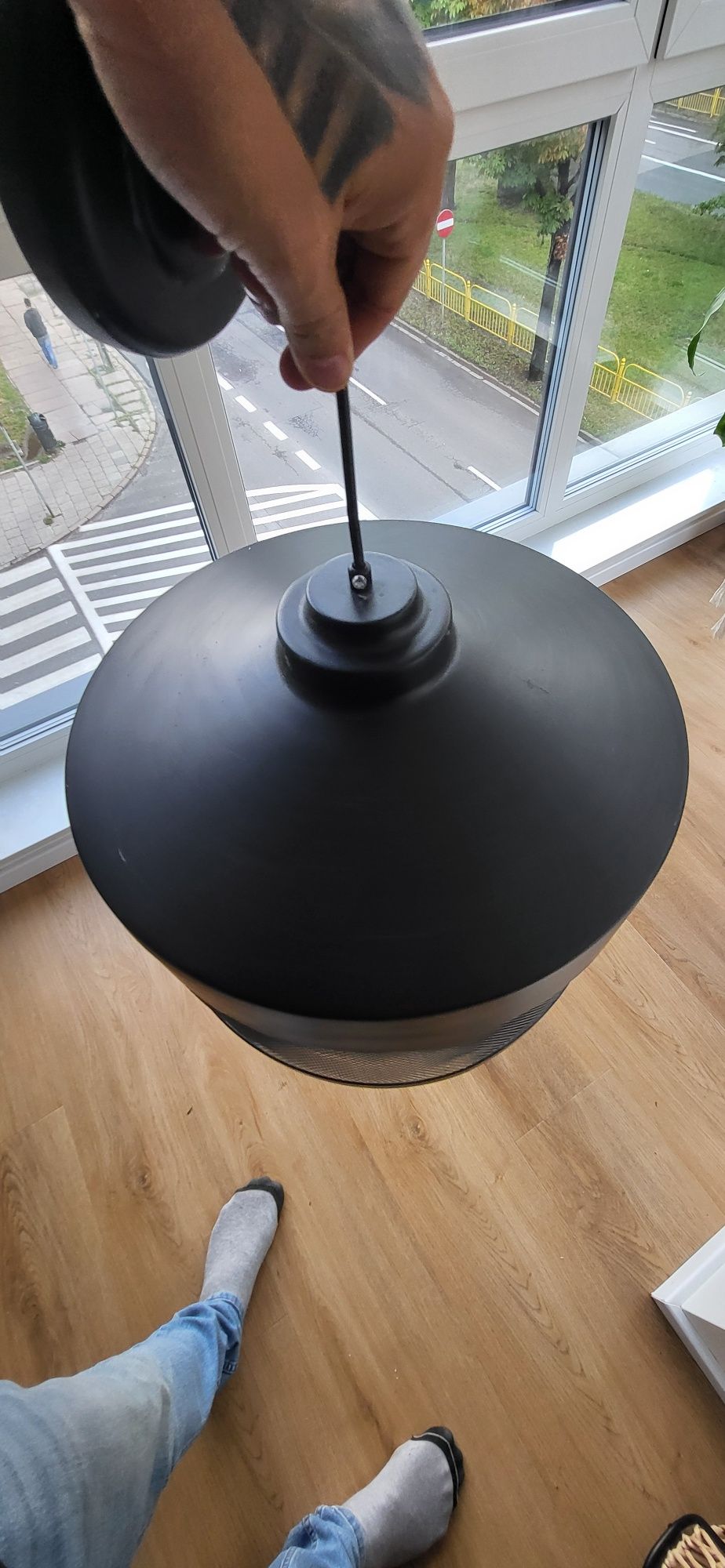 2 Lampy czarne loftowe