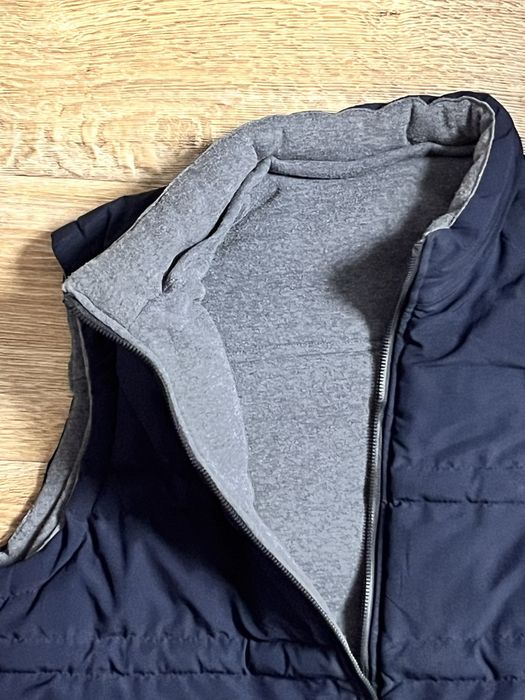 Жилетка темно синя двох стороння