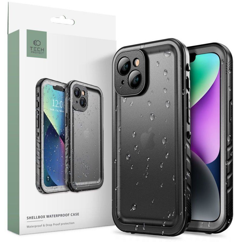 Tech-Protect Shellbox Ip68 Iphone 14 Black