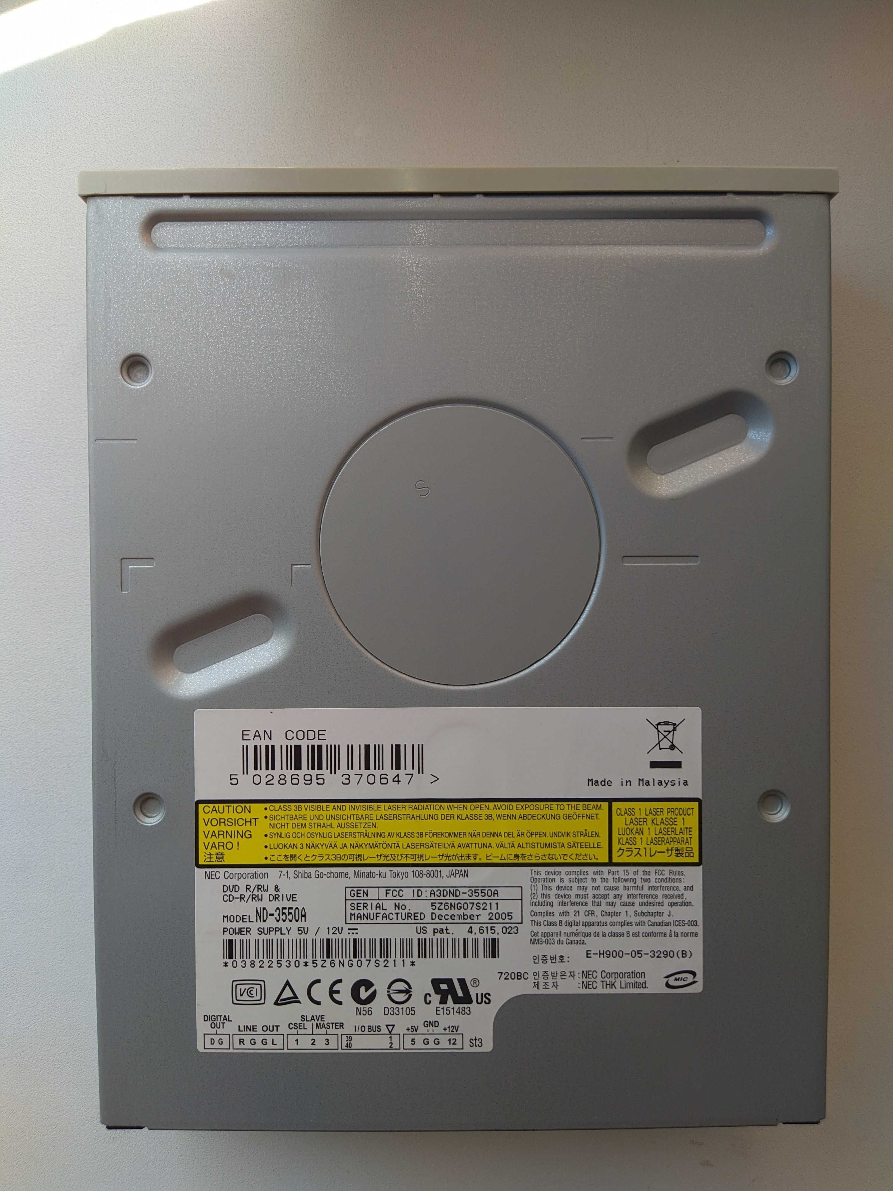 Оптический привод DVD-RW NEC ND-3550A
