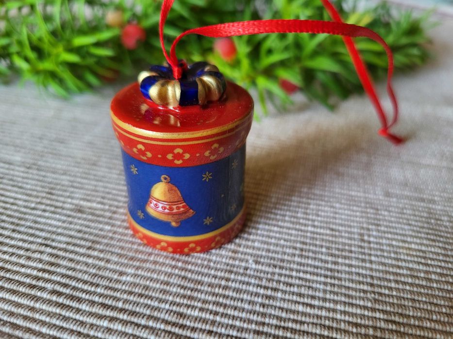 Ozdoba świąteczna Villeroy&Boch porcelana, granatowa
