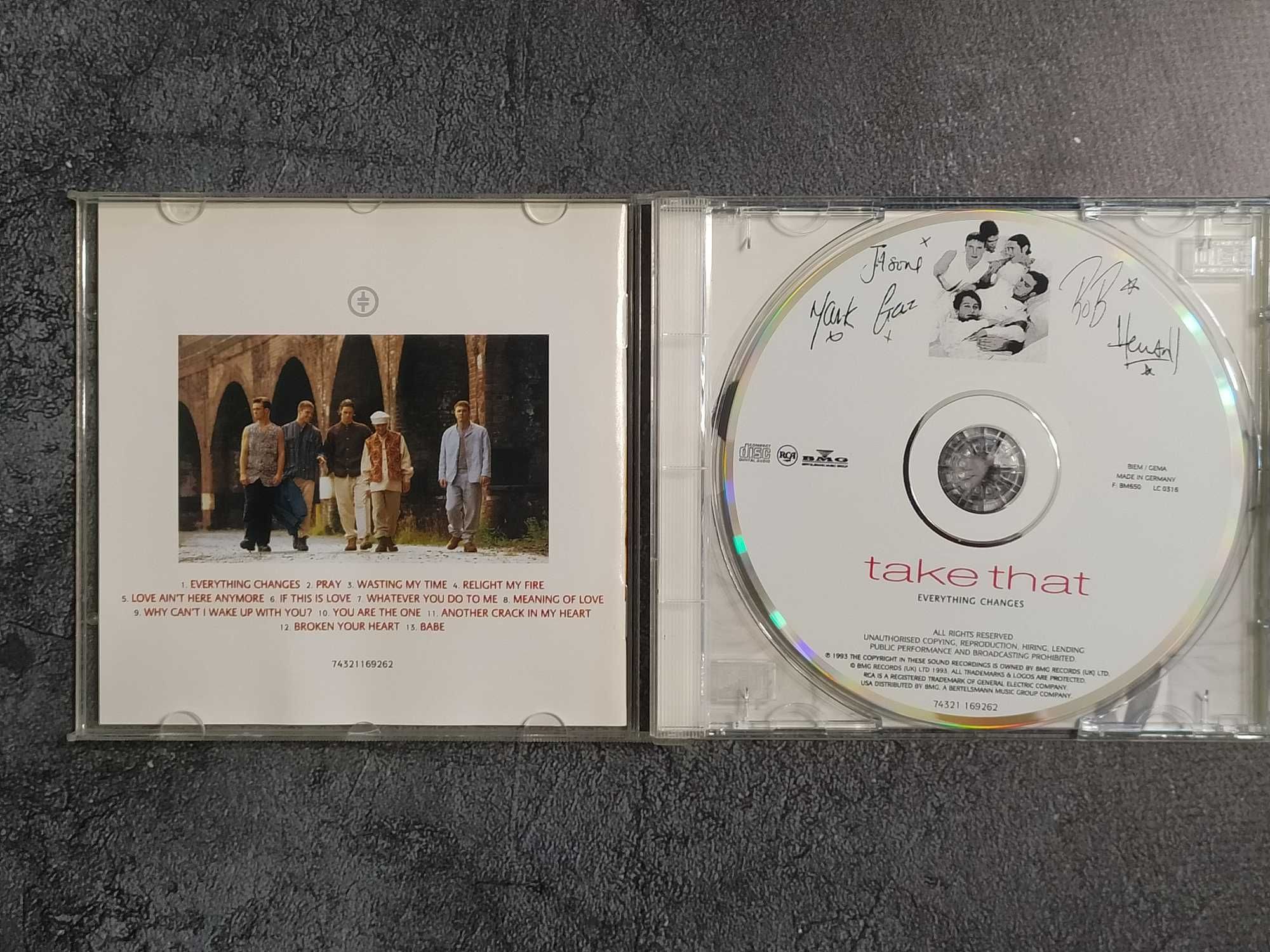 Take That -Everything Changes -CD Wrocław