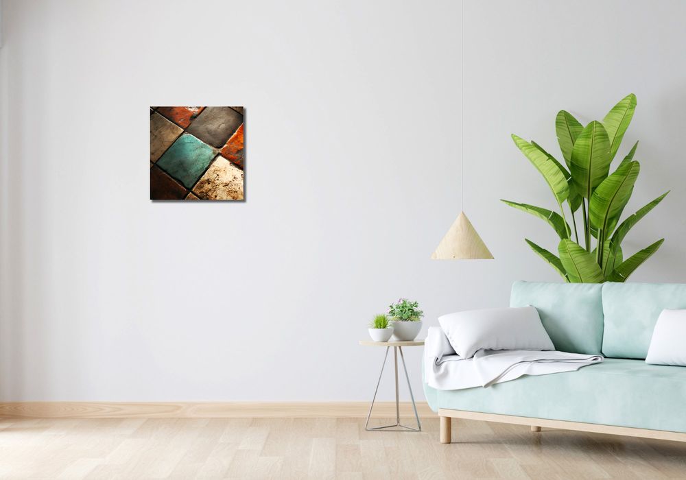 Obraz 40x40cm Ceramiczna Kompozycja