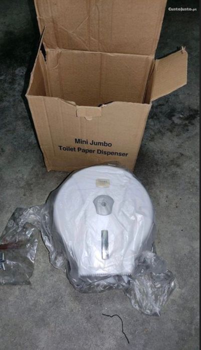 Suporte Novo Papel Higiénico Mini Jumbo