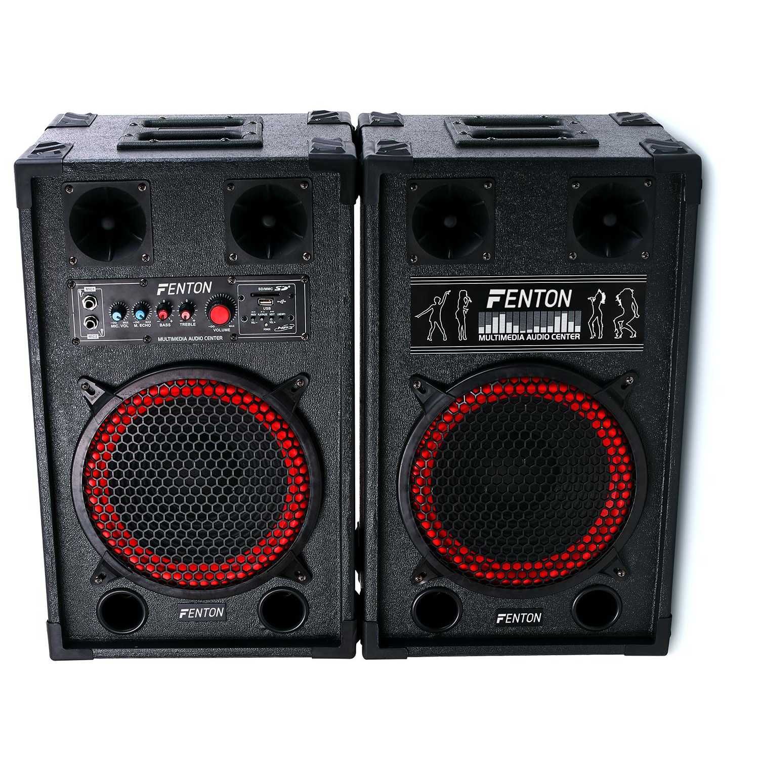 Zestaw kolumn aktywna+pasywna Fenton SPB-10 USB/SD