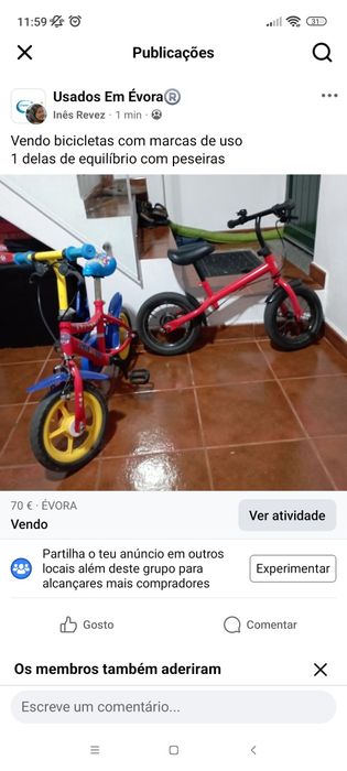 Conjunto bicicletas