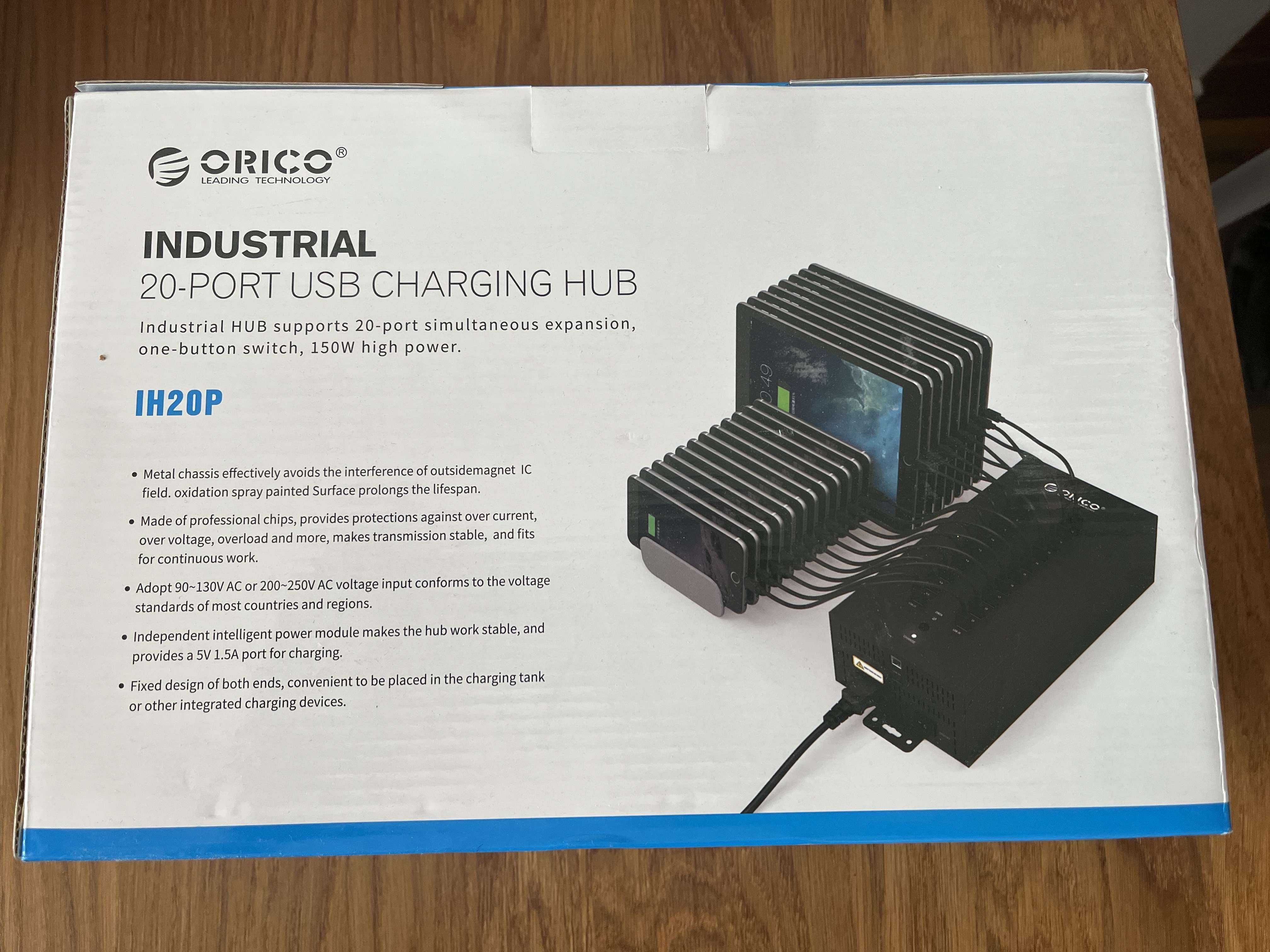 Nowy przemysłowy hub USB ORICO IH20P - 20 portów