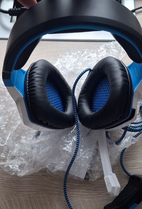 Słuchawki gamingowe stereo z izolacją hałasu i mikrofonem - nowe