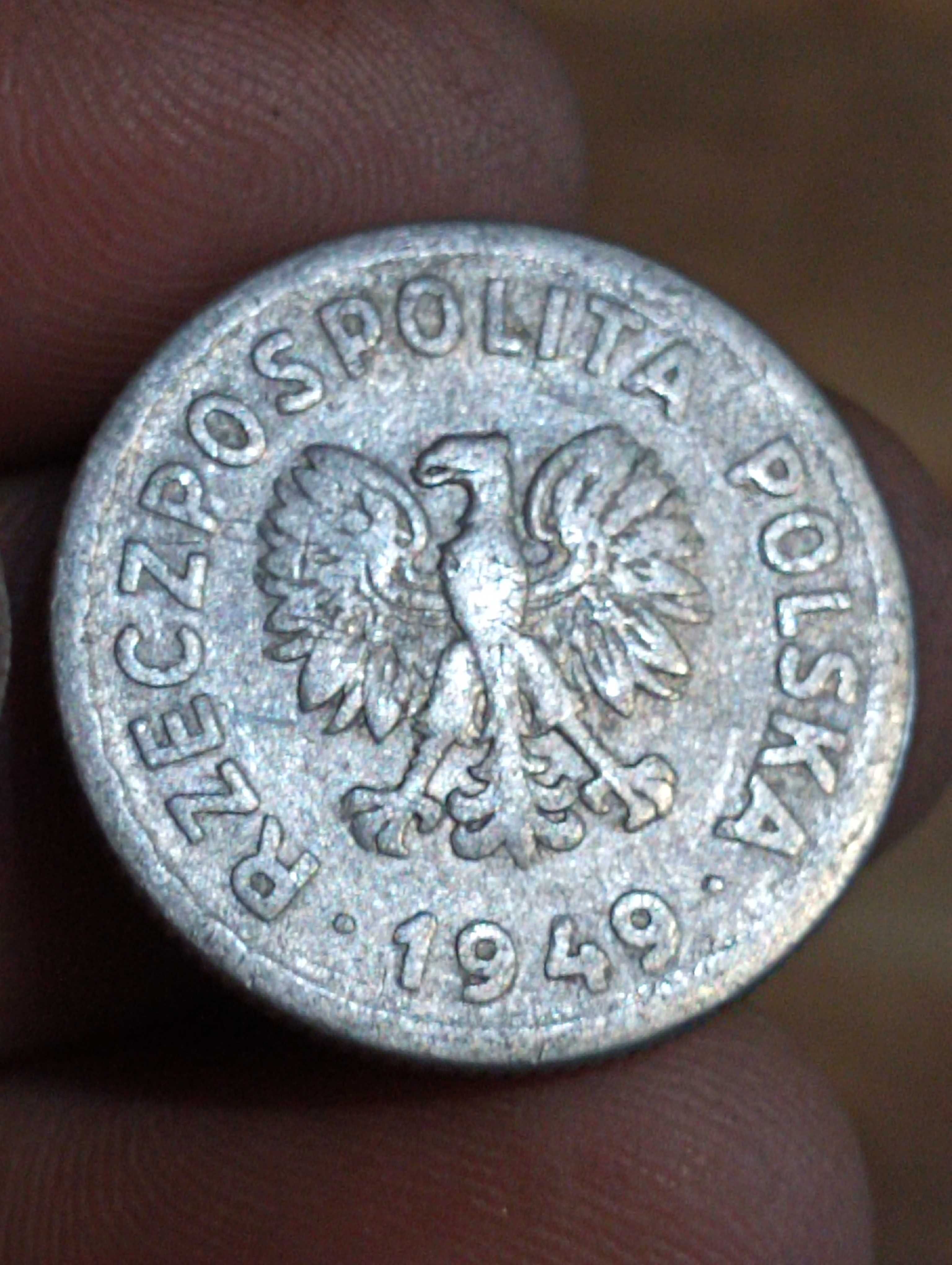 Sprzedam monete 1 zloty 1949 r bzm