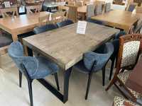 (203M) Zestaw stołowy, stół rozkładany + 6 krzeseł, 2499 zł