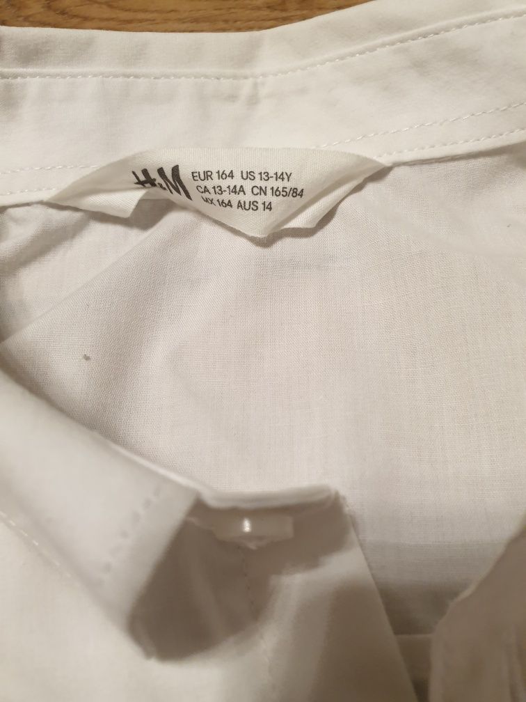 Koszula biała H&M 164cm