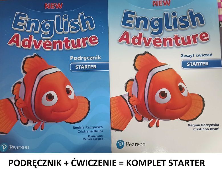 (NOWE) English Adventure New Starter Podręcznik + Ćwiczenie  PEARSON