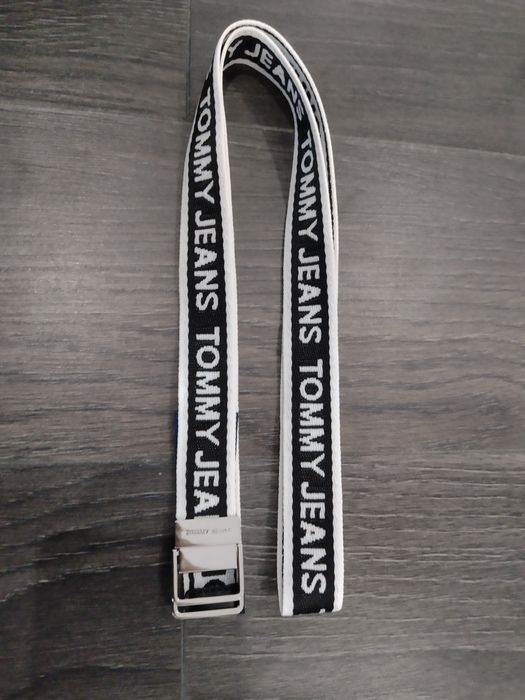 Pasek Tommy Jeans czarny