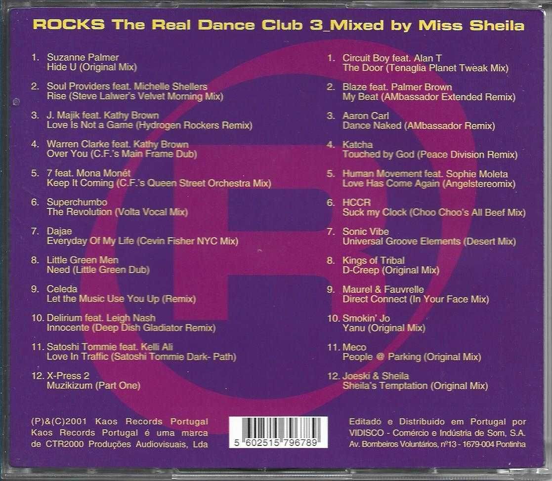 Rocks - The Real Dance Club 3 - - - - - Vários - - - - - 2 X CD