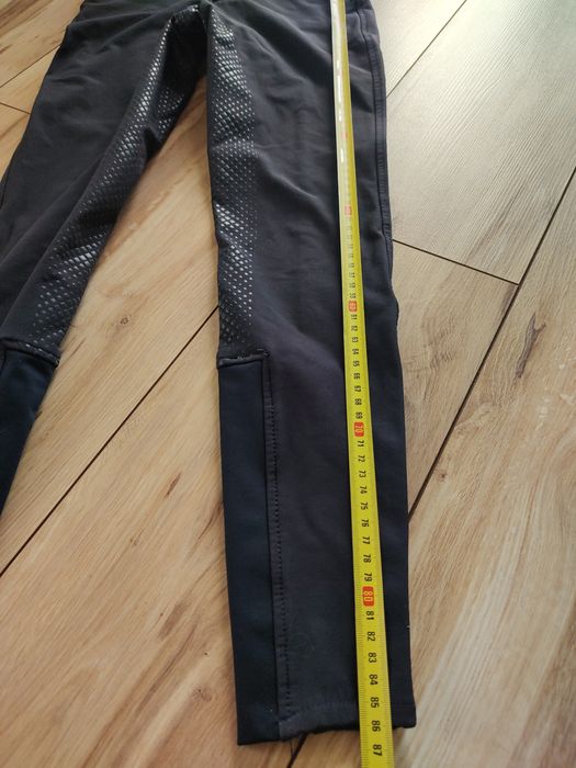 Bryczesy granatowe Horze pełny lej r.160