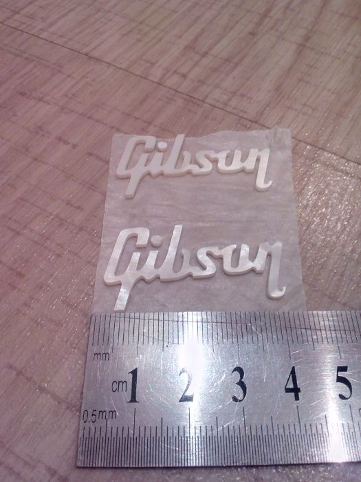 Логотип Gibson logo лого инкрустация для электрогитары Les Paul SG ES