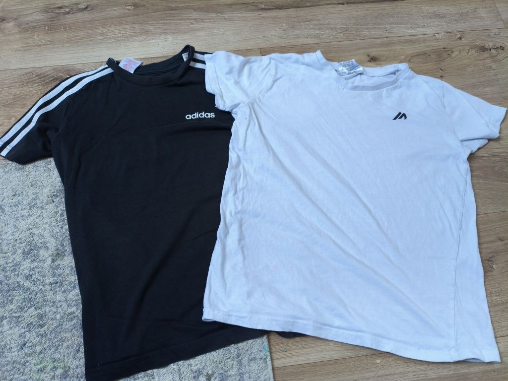 2 koszulki adidas martes bardzo dobry stan