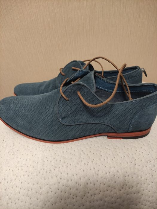 Стильні чоловічі туфлі з натуральної замші spring