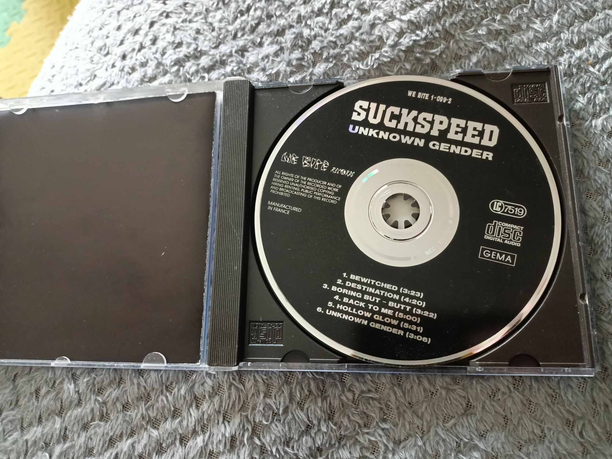 Suckspeed - Unknown Gender (CD, MiniAlbum)(Hardcore, Heavy Meta)(vg+)