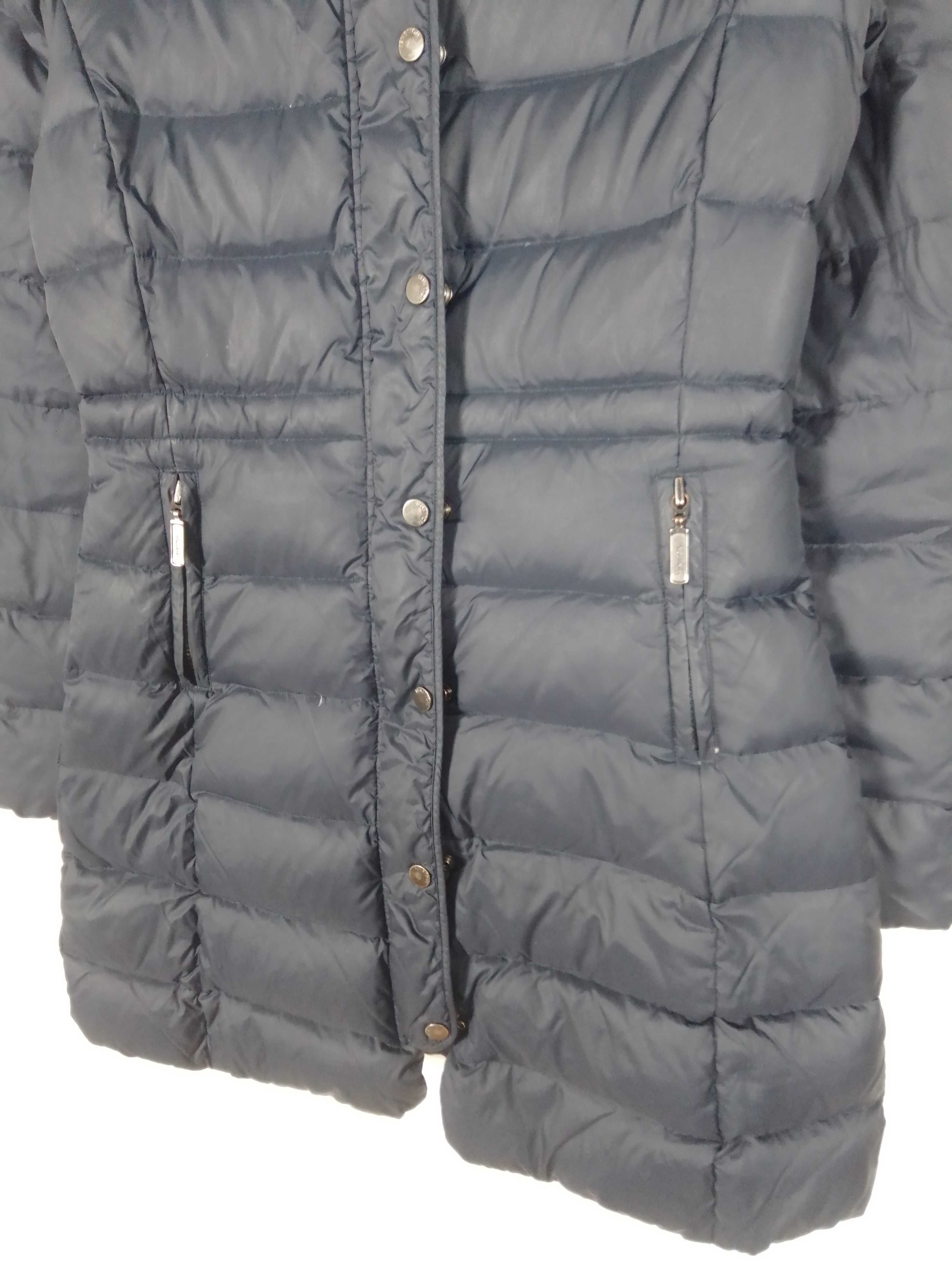 Benetton puchowa kurtka parka down jacket M