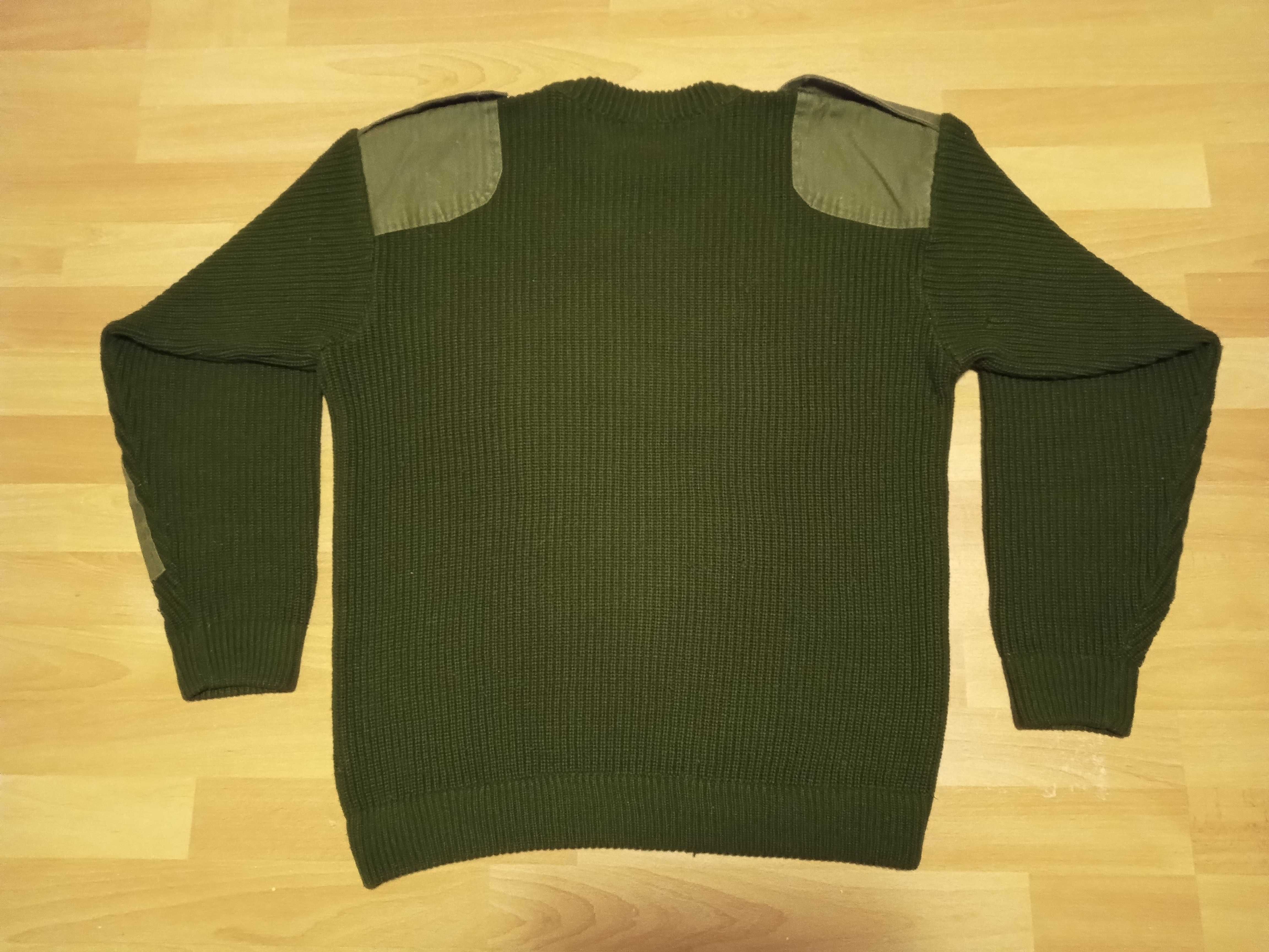 Sweter wojskowy zielony