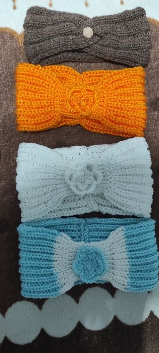 Ciepłe opaski na głowę