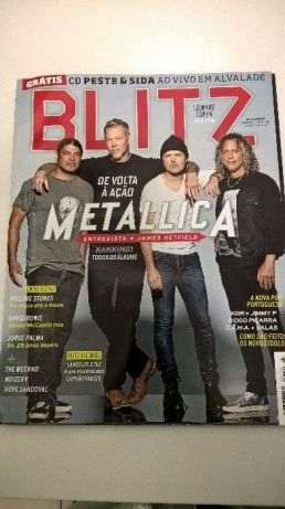 Blitz Dezembro 2016 - capa Metallica (portes incluídos)