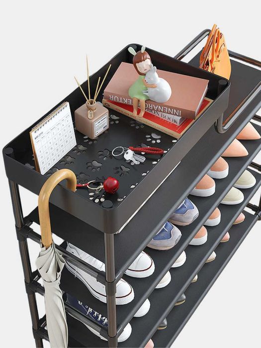 Стелаж для взуття Shoe rack BLACK