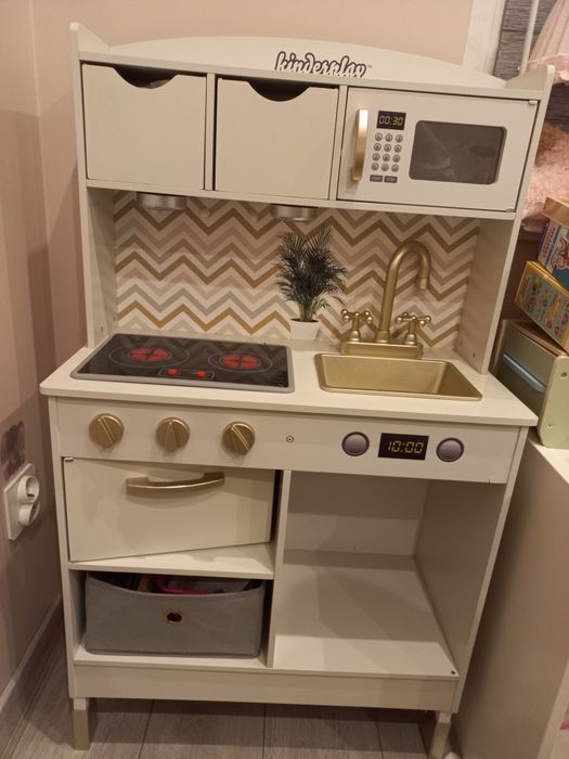 Drewniana kuchnia dla dzieci Kinderplay