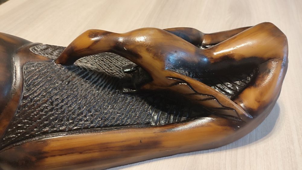 Drewniana maska afrykańska Guro – ręcznie rzeźbiona, unikatowa dekorac