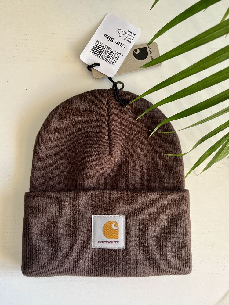 Carhartt nowa czapka Acrylic Watch Hat brązowa buckeye