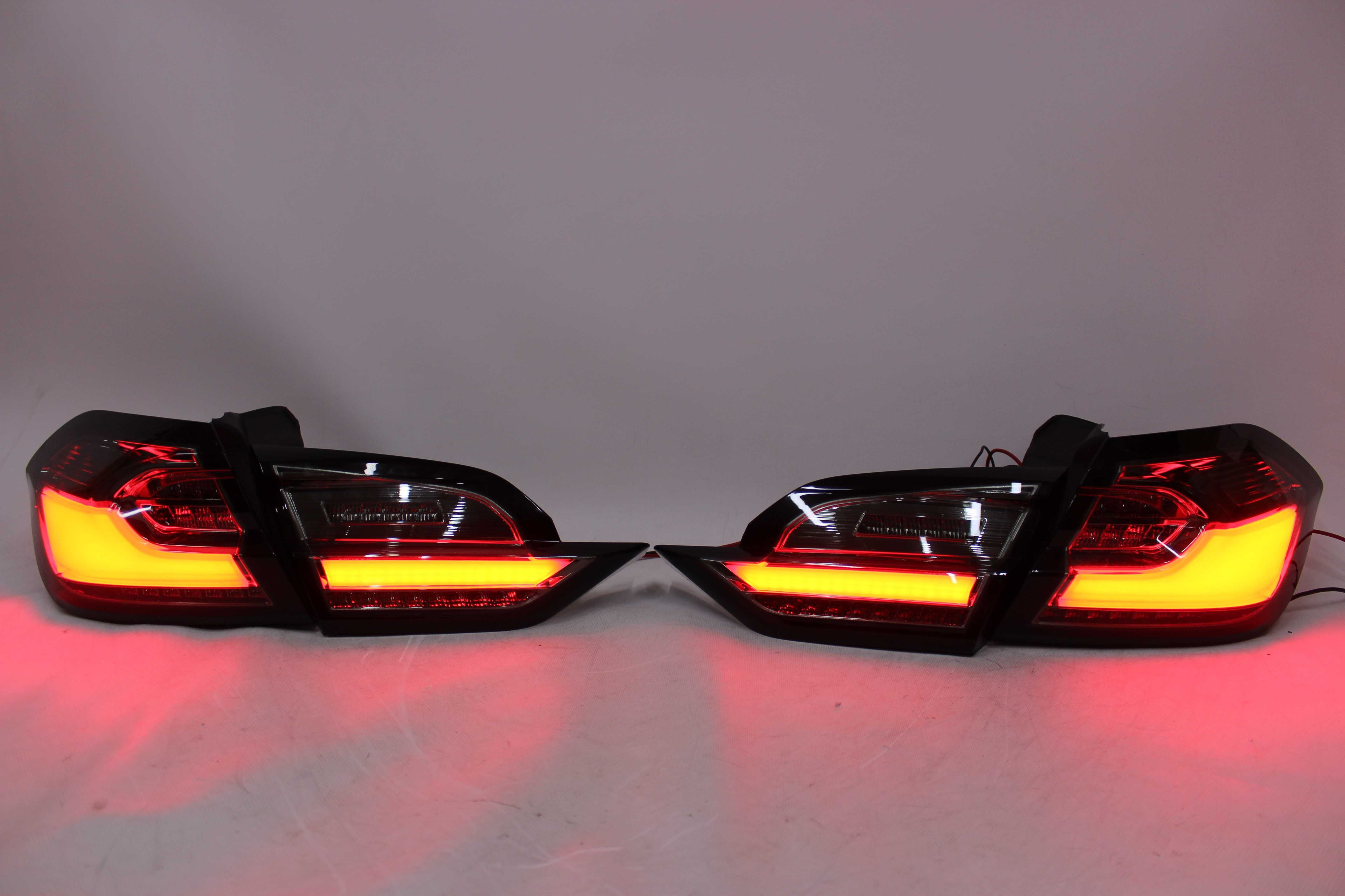Lampy tylne tył FORD FIESTA MK8 17-21 HB LED BAR NEON Dynamiczne SMOKE