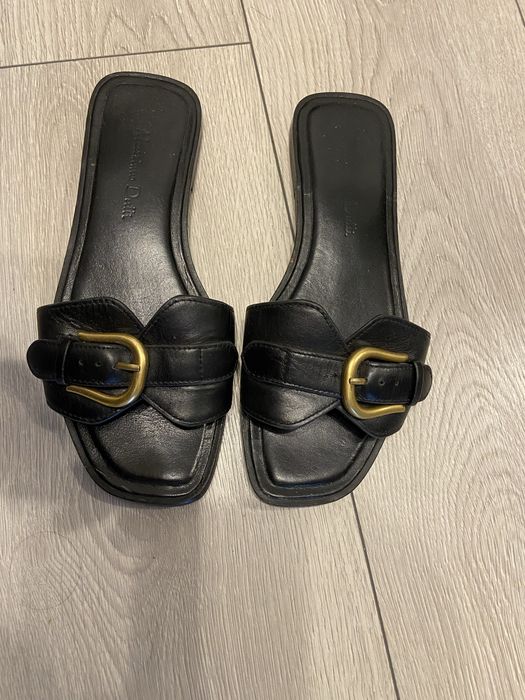 Шкіряні шльопанці Massimo Dutti, Zara