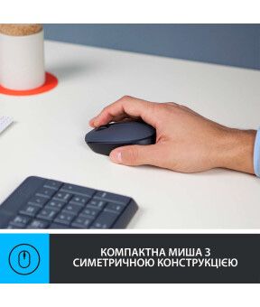 Клавіатура Комплект 2в1 бездротовий Logitech MK235 (клавіатура + миша)