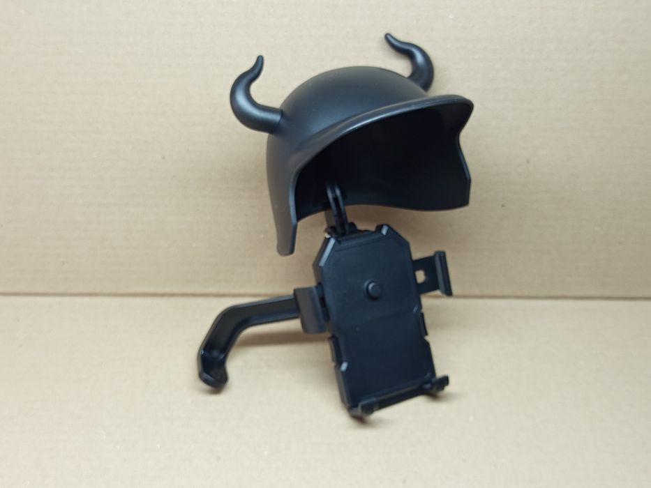 Тримач телефону на кермо мото (кріплення під  болт дзеркало) "HELMET"