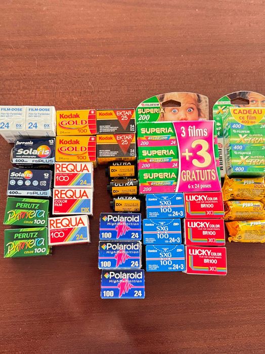 lote de filmes 35mm