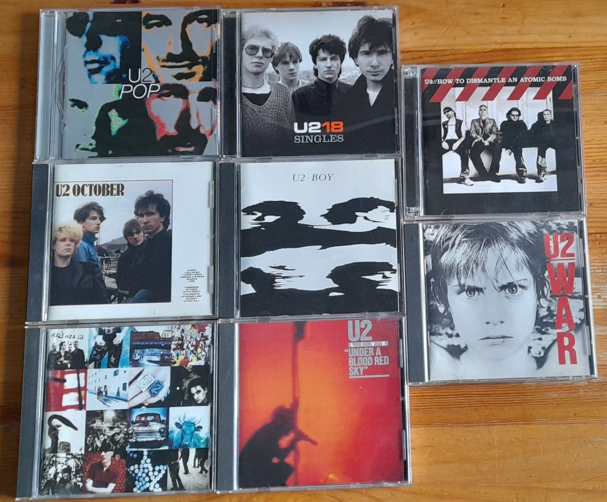 U2 CD zestaw albumów