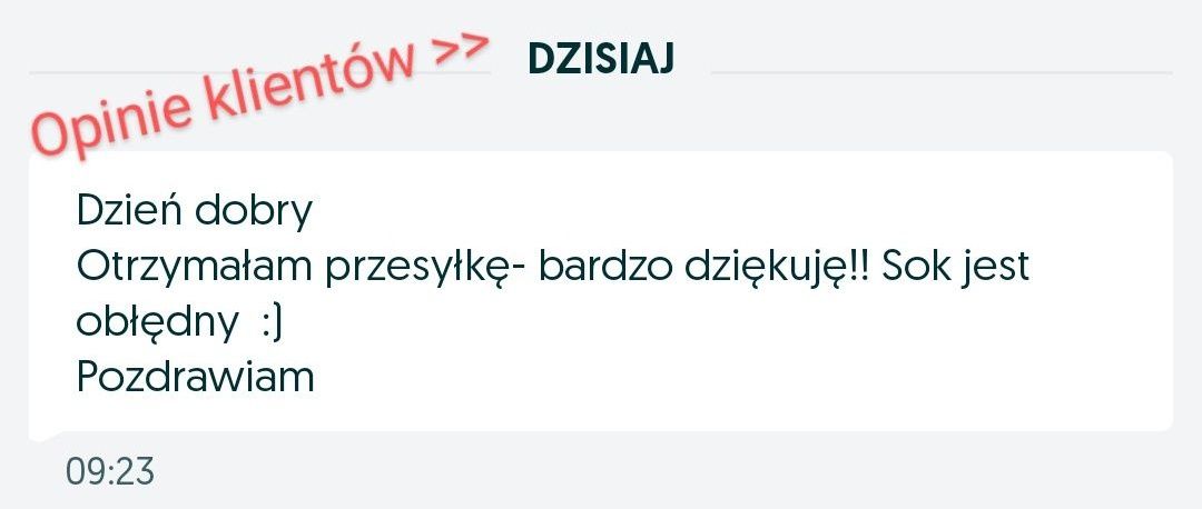 Domowy syrop sok malinowy słodzony 500ml do rozcieńczania sezon 2023