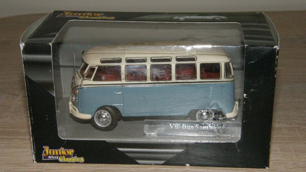 vw t1 samba + przyczepa 1:43