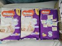 4x Huggies pants rozmiar 3 =176szt