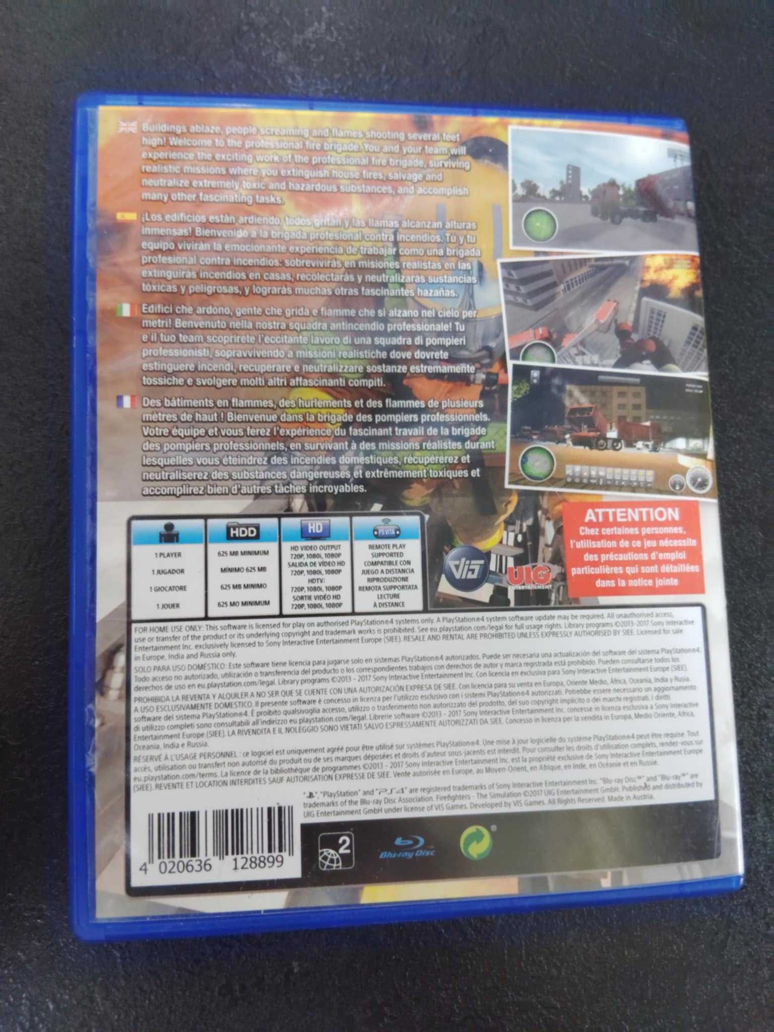 Firefighters – The Simulation PS4 - symulator straży pożarnej