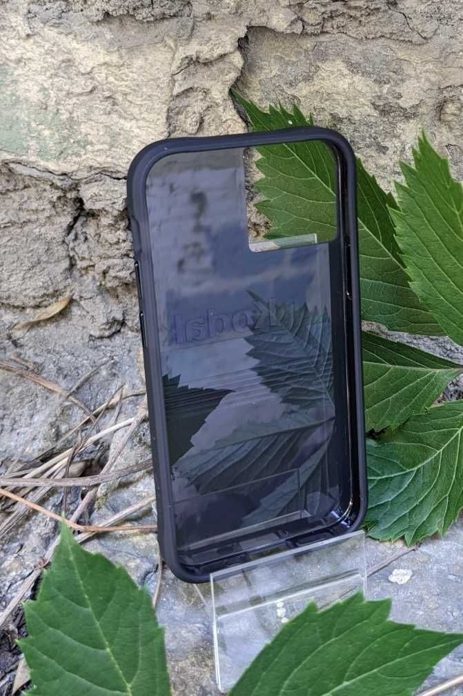 Преміум чохол для iPhone 12 mini - фірмовий Kodak чорний матовий чехол