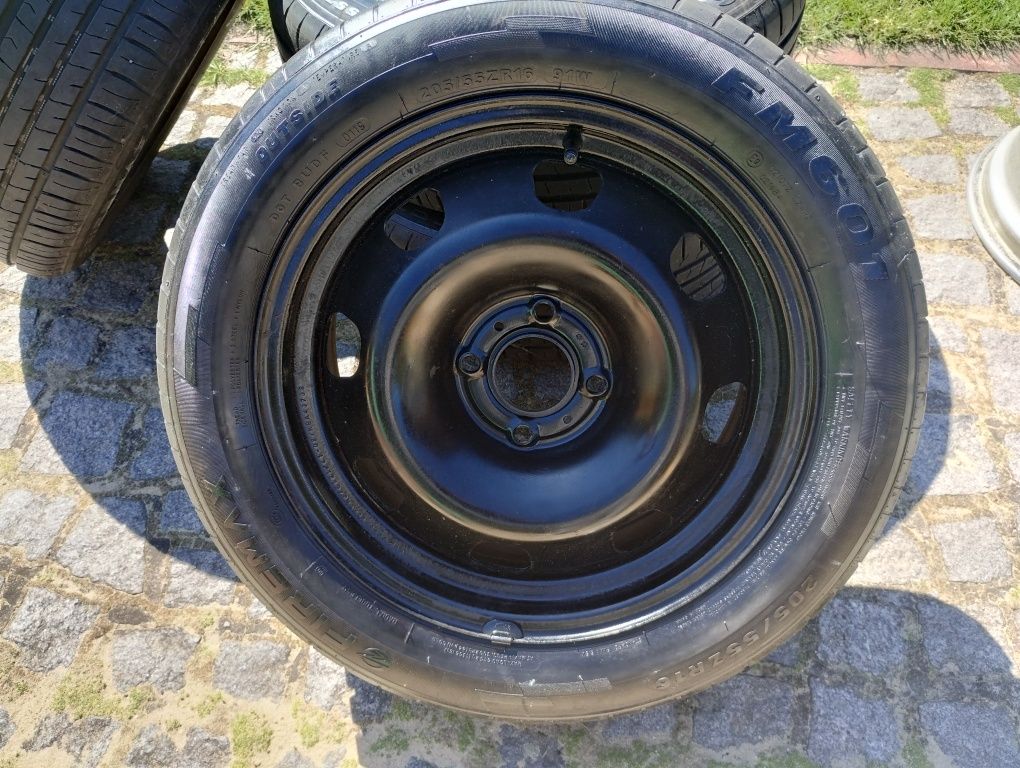 Zestaw kół letnich 4x108 205/55/16 citroen C4,Berlingo,peugeot partner