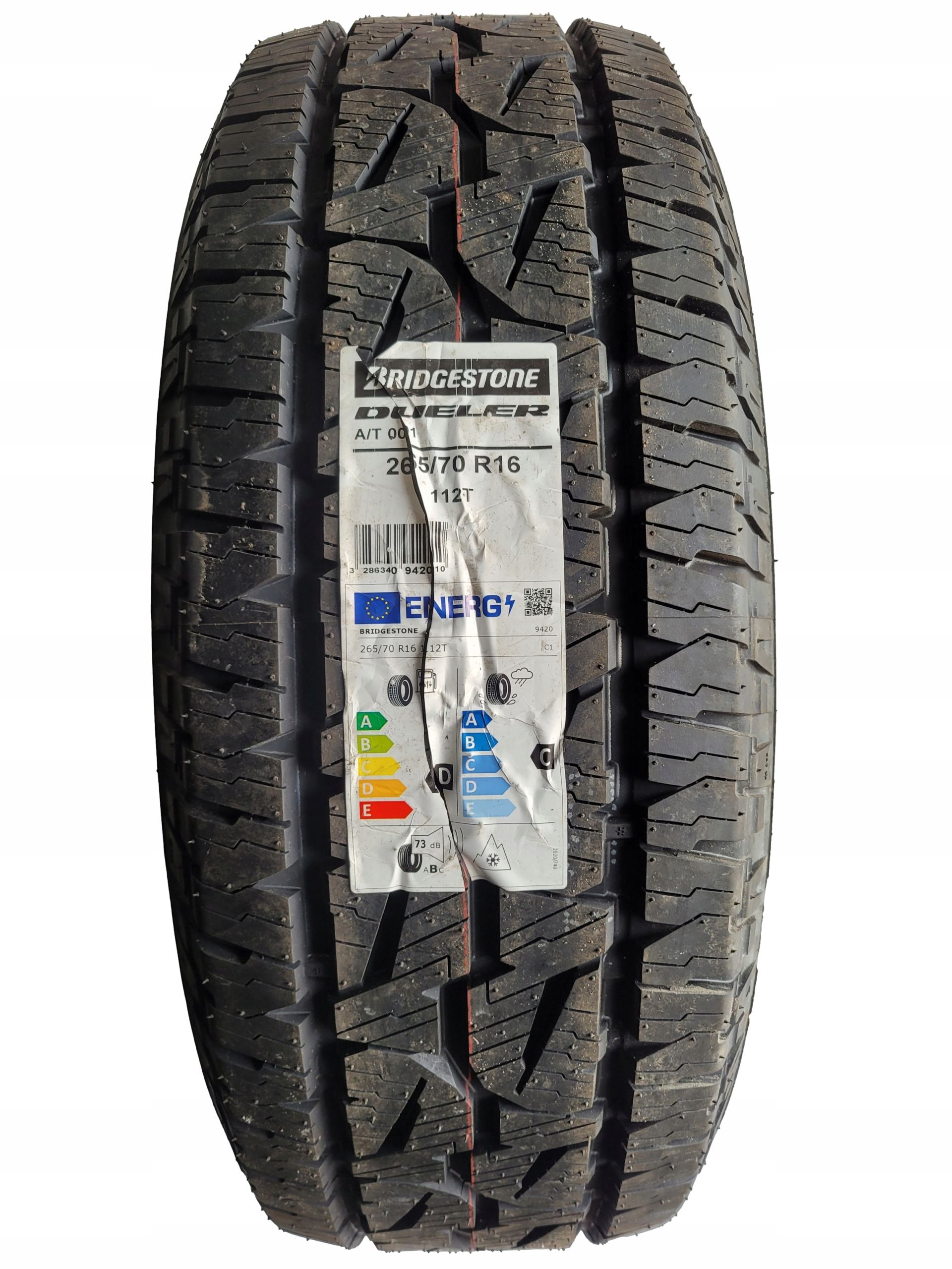 Bridgestone dueler a/t 001 265/70 R16 112T Nowa 2021