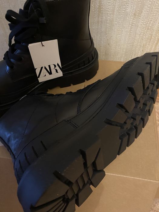 Ботинки шкіряні Zara 40р