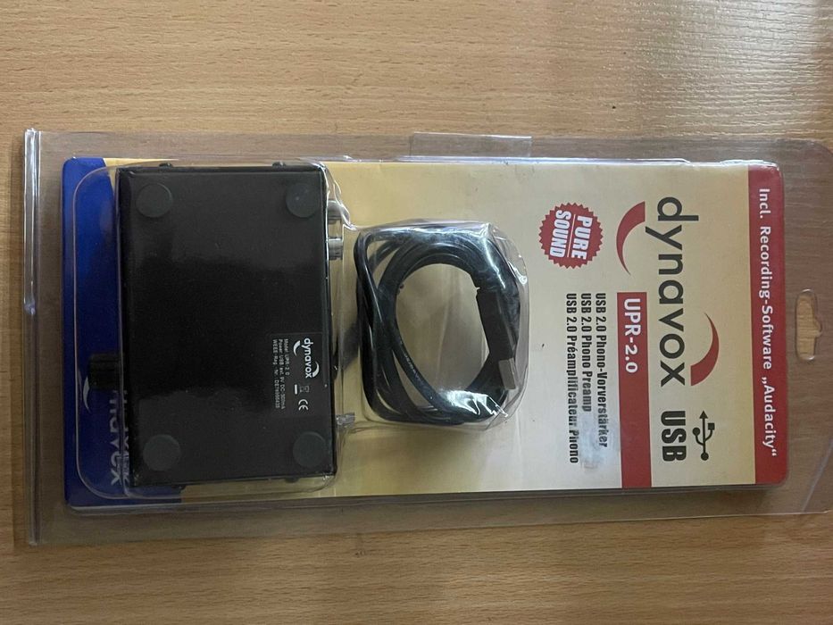 Dynavox Przedwzmacniacz Upr-2.0 Dygitalizacja płyt na komputer