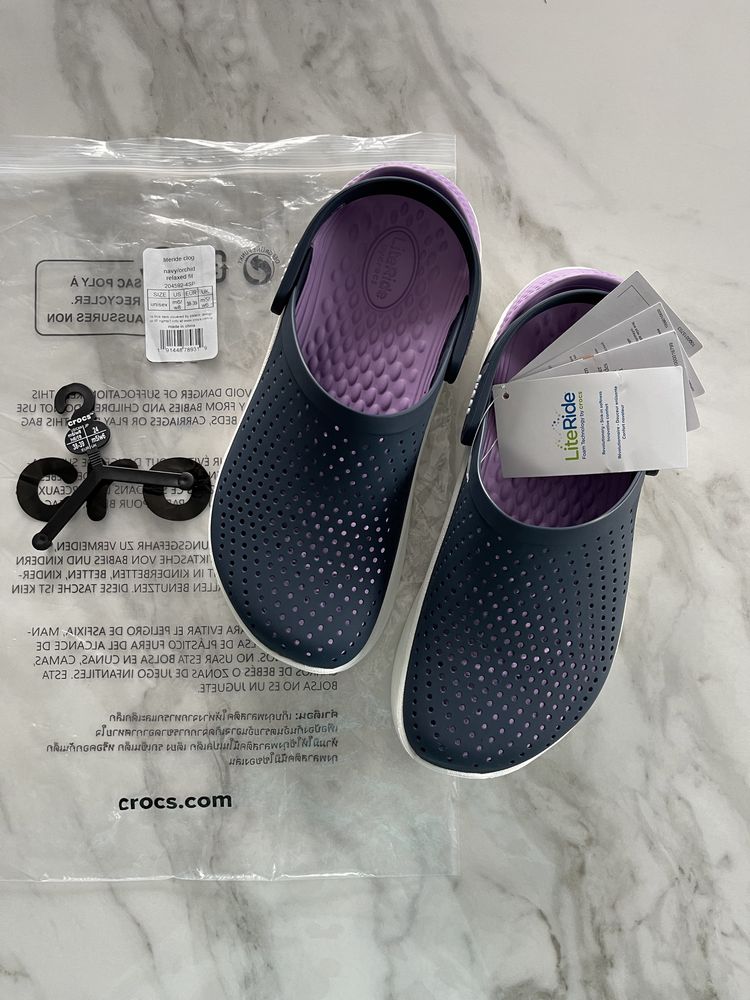 Сабо клоги crocs крокс Lite Ride оригинал м4 w6