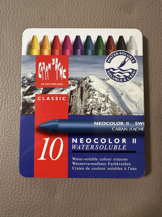 Caran d'Ache Lápis de Cera Neocolor II 10 Cores