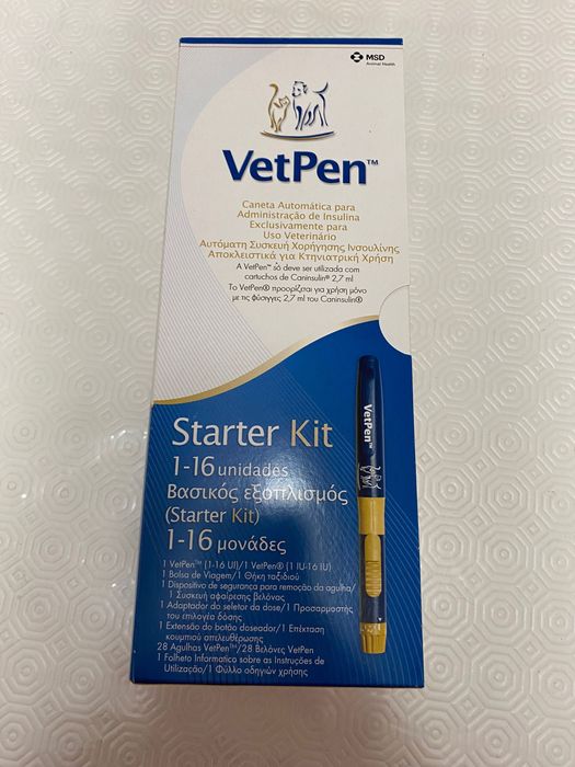 Vetpen caneta para insulina para uso em caes e gatos